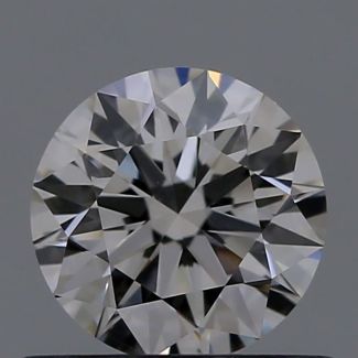 0.54 Carat Round G VVS2 EX GIA Natural Diamond