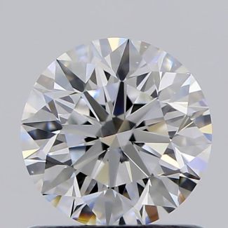 0.80 Carat Round F VS1 EX GIA Natural Diamond