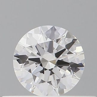 0.34 Carat Round D VVS1 EX GIA Natural Diamond