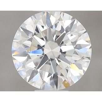 0.55 Carat Round F VS1 EX GIA Natural Diamond