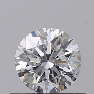 0.38 Carat Round D VS1 EX GIA Natural Diamond