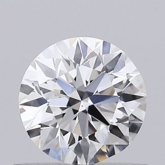 0.6 Carat Round E VS1 EX VG GIA Natural Diamond