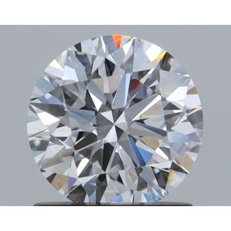 1.08 Carat Round D VVS2 EX GIA Natural Diamond