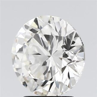 2.5 Carat Round H IF EX GIA Natural Diamond