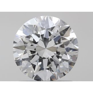 1.0 Carat Round H VVS2 EX GIA Natural Diamond