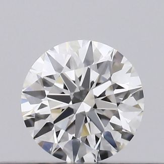 0.21 Carat Round H VS2 EX GIA Natural Diamond