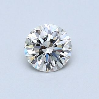 0.48 Carat Round H VS2 EX VG GIA Natural Diamond