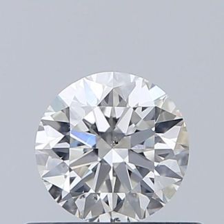 0.40 Carat Round G SI1 VG EX GIA Natural Diamond