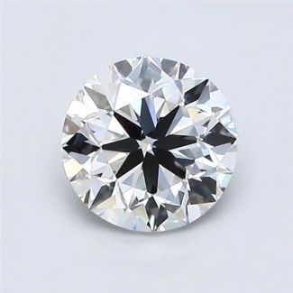 0.9 Carat Round E VVS1 VG EX GIA Natural Diamond