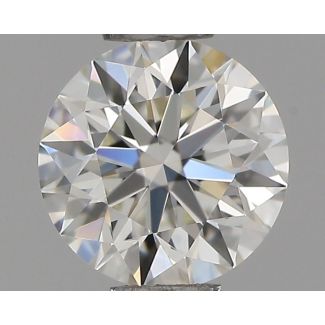 0.4 Carat Round H VS1 EX IGI Natural Diamond