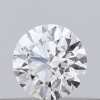 0.19 Carat Round G SI1 EX VG GIA Natural Diamond