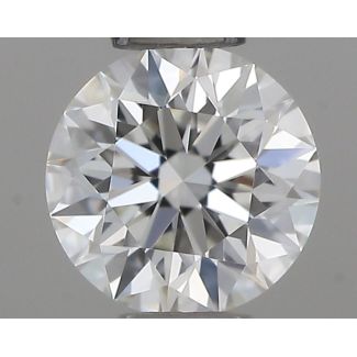 0.3 Carat Round G VVS1 EX IGI Natural Diamond