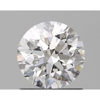 1.0 Carat Round F VVS2 EX GD GIA Natural Diamond