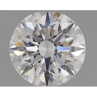 0.56 Carat Round E VVS2 EX GIA Natural Diamond