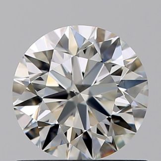 0.70 Carat Round J VS2 EX GIA Natural Diamond