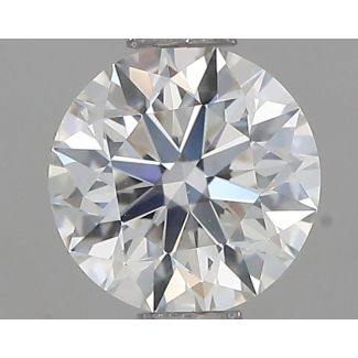 0.60 Carat Round G SI1 EX GIA Natural Diamond