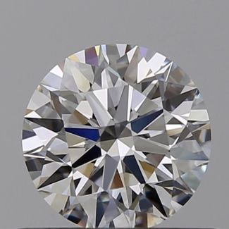 0.61 Carat Round E VVS1 EX GIA Natural Diamond