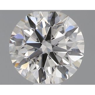 0.4 Carat Round I SI1 EX VG GIA Natural Diamond