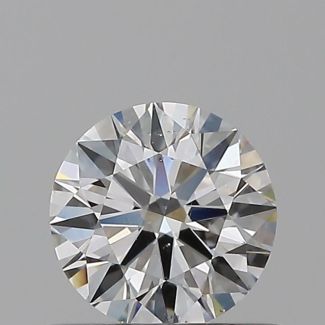 0.5 Carat Round E SI1 EX GIA Natural Diamond