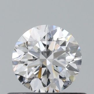 0.45 Carat Round E VVS2 VG EX GIA Natural Diamond