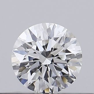 0.24 Carat Round E IF EX GIA Natural Diamond