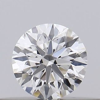 0.18 Carat Round F VS1 EX GIA Natural Diamond