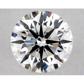 0.45 Carat Round E VVS1 EX GIA Natural Diamond