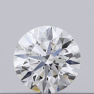 0.18 Carat Round E SI1 EX GIA Natural Diamond