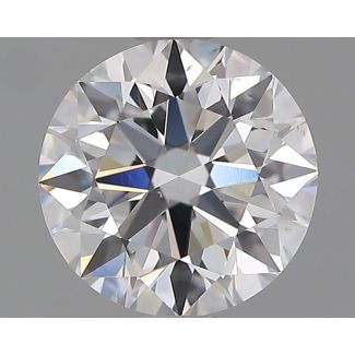 1.02 Carat Round D VS2 EX GD GIA Natural Diamond