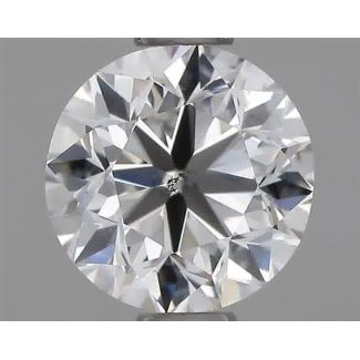 0.70 Carat Round F SI1 GD VG GIA Natural Diamond