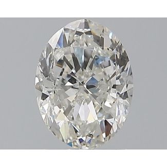 1.51 Carat Oval H SI2 - EX VG GIA Natural Diamond