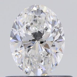 0.50 Carat Oval E VS2 - VG GIA Natural Diamond