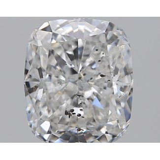 1.6 Carat Cushion Brilliant F SI2 - EX GIA Natural Diamond