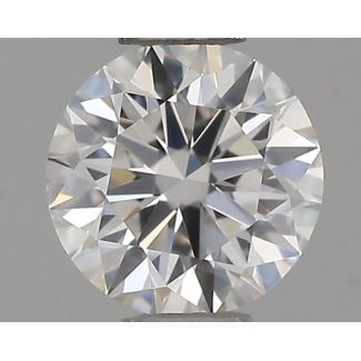 0.34 Carat Round D VVS1 EX IGI Natural Diamond