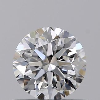 0.60 Carat Round D SI1 VG EX GIA Natural Diamond