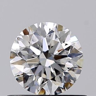 0.51 Carat Round F VVS2 VG GIA Natural Diamond