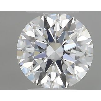 0.24 Carat Round F VVS1 EX GIA Natural Diamond