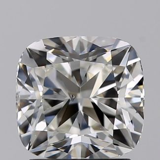 1.61 Carat Cushion Modified H SI1 - EX GIA Natural Diamond