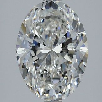 4.01 Carat Oval H SI1 - EX VG GIA Natural Diamond