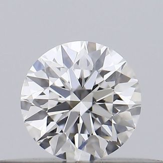 0.23 Carat Round F VVS1 EX GIA Natural Diamond