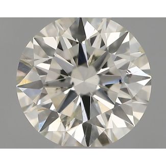 0.41 Carat Round H SI1 EX IGI Natural Diamond