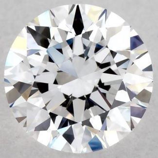 0.6 Carat Round D VS2 EX GIA Natural Diamond