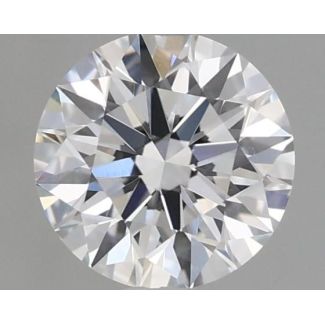 0.62 Carat Round E VVS2 EX GIA Natural Diamond