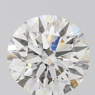 1.00 Carat Round H VS1 EX VG GIA Natural Diamond