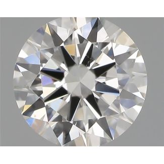 0.61 Carat Round H VS2 EX GIA Natural Diamond