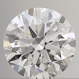 0.50 Carat Round G VVS1 VG EX GIA Natural Diamond