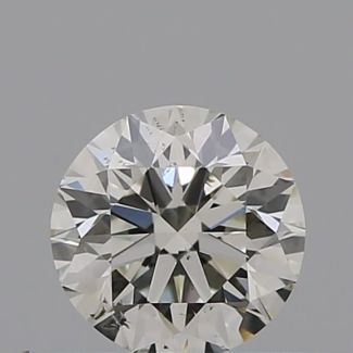 0.30 Carat Round J SI1 EX GIA Natural Diamond