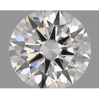 0.30 Carat Round G SI1 EX VG GIA Natural Diamond