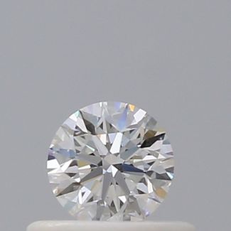 0.32 Carat Round D VS2 EX GIA Natural Diamond