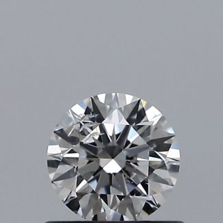 0.50 Carat Round D I1 EX GIA Natural Diamond